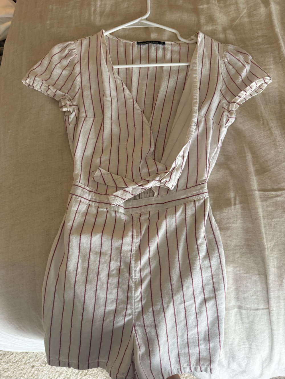 Abercrombie & Fitch Striped Romper